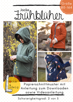 Papierschnittmuster Frühblüher