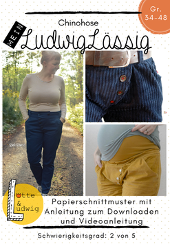 Papierschnittmuster Mein Ludwig Lässig