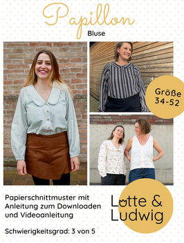 Papierschnittmuster Papillon