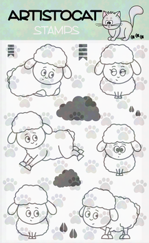 Schafe - Stempel A6
