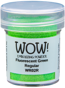 WOW! Embossing Powder 15ml Fluorescent - Green - Regular