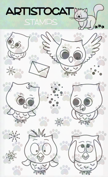 Eulen - Stempel A6