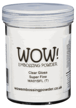 WOW! Embossing Powder 160ml Clear Gloss - Super Fine
