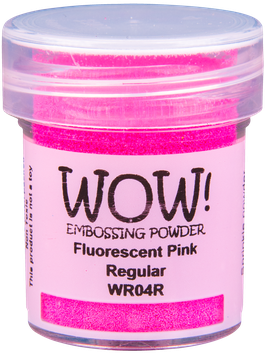 WOW! Embossing Powder 15ml Fluorescent - Pink - Regular