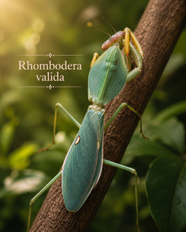Rhombodera valida-Schildmantis
