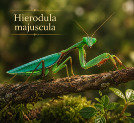 Hierodula majuscula/Australische Riesenmantis