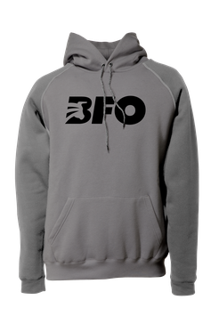 BFO Sport Logo Hooded Sweatshirt - Heather Grey