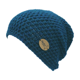 ALPAKA-BEANIE eisblau  | BULKY