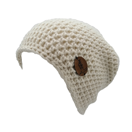 ALPAKA-BEANIE naturweiß | BULKY