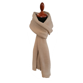 Alpaka Schal beige