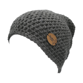 ALPAKA-BEANIE mittelgrau | BULKY