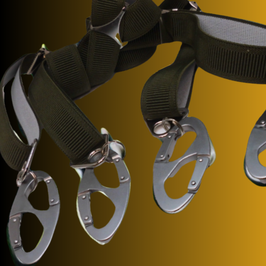 Bretelles "Jungle" 4 ajusteurs, 4 mousquetons