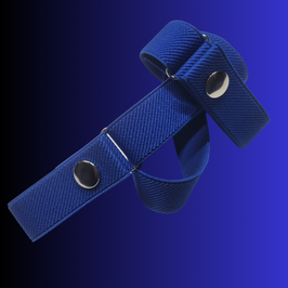 Ceinture sans boucle "Rivage" en bleu océan