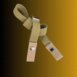 Ceinture sans boucle "Sable" en couleur beige sable