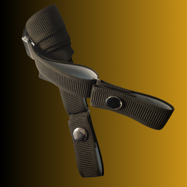 Ceinture sans boucle "GUYANE 2" en vert kaki