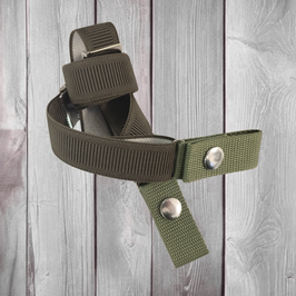 Ceinture sans boucle "Kaki" en vert kaki