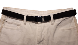 Ceinture  "Moorea" avec une boucle en  noir