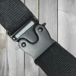 Ceinture 1 boucle "Récif" avec une boucle en noir