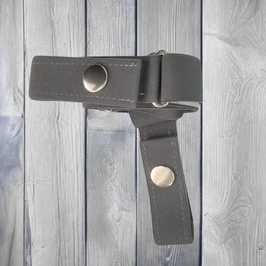 Ceinture sans boucle 3ouessant" élastine oblique en GRIS