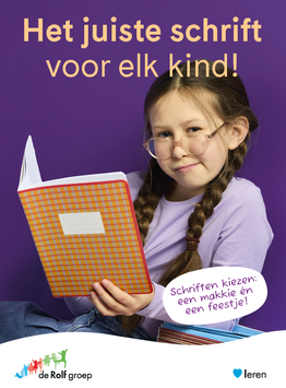 Brochure het juiste schrift voor elk kind