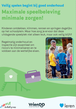 Flyer: Veilig spelen begint bij goed onderhoud