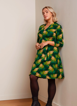 Viscose-Knopf-Kleid aus Amsterdam