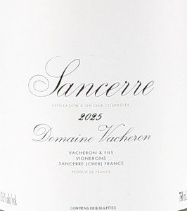 2025 Sancerre AOC, Vacheron