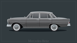 Mercedes W111 / W112 Fintail oz. Heckflosse