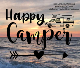 Happy Camper Wohnmobil 25cm x 19cm