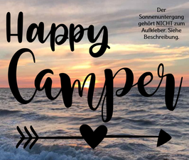 Happy Camper 35cm x 26cm