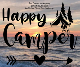 Happy Camper Spitzzelt 20cm x 15cm