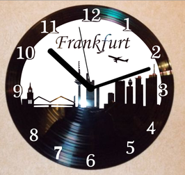 Schallplattenuhr Frankfurt