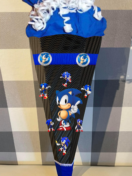 Bastelset für Schultüte Sonic verschiedene Farben