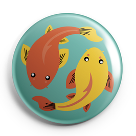 BADGE, MAGNET et MIROIR / "Koi"