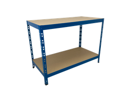 Arbeitstisch Rom blau 90 x 130 x 60 cm: Ihr stabiler und flexibler Ordnungshelfer!