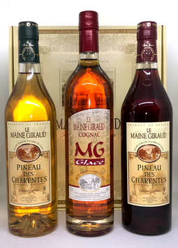 Coffret Cognac MG Glace, Pineaux Blanc et Rouge