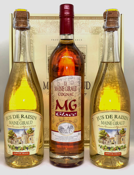 Coffret Cognac MG Glace et 2 Jus de Raisins