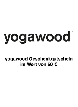 Yogawood-Geschenkgutschein Wert 50 €
