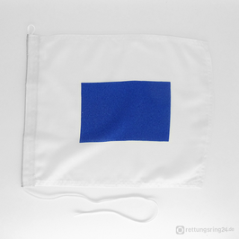 Flaggenalphabet Signalflagge S (Sierra / Siegfried) 155 g/m² / 30x36cm