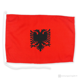 Bootsflagge Albanien