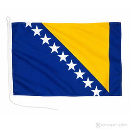 Bootsflagge / Gastlandflagge Bosnien und Herzegowina - 155 g/m²
