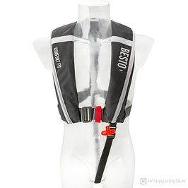 Automatik-Rettungsweste Besto Comfort Fit - Schwarz/Grau - 180N