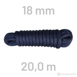 Festmacher Navy 18mm 20m mit Auge