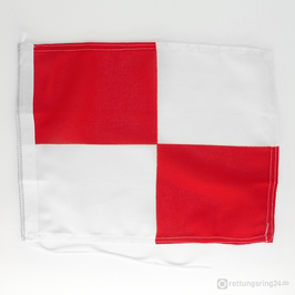 Flaggenalphabet Signalflagge U (Uniform / Ulrich) 155 g/m² / 30x36cm