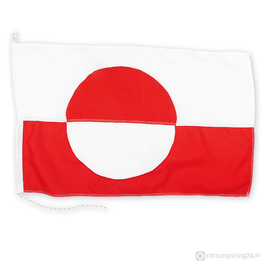 Bootsflagge / Gastlandflagge Grönland 155 g/m² - genäht