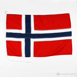Bootsflagge Norwegen 155 g/m² - genäht