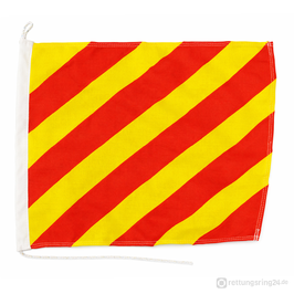 Signalflagge Y - 30x36 cm - 155 g/m²