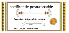 Séminaire clinique de Posturopathie