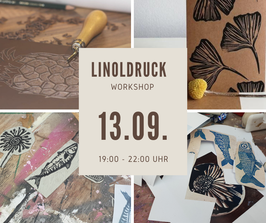 Workshop - Linoldruck 13.09.2025