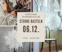 Workshop - skandinavische Sterne basteln 06.12.2025